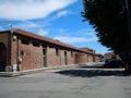 Ancient defensive walls bastioni in Carmagnola